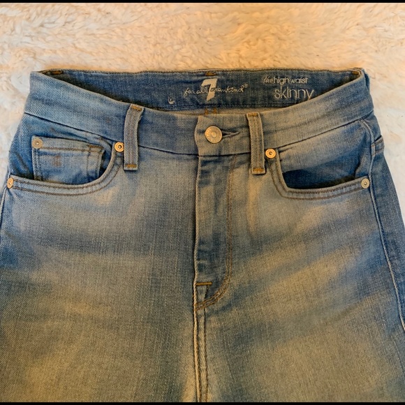 7 for all mankind the high rise skinny - Picture 4 of 5